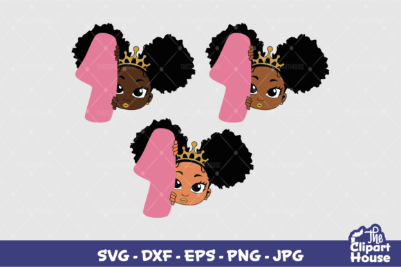 1st Birthday Girl Peek Graphics for Crafts