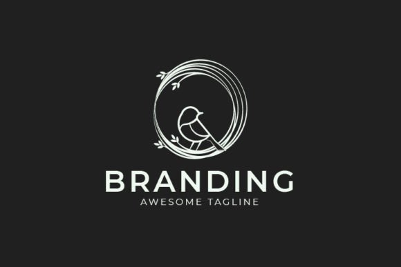 Bird Nest Logo Template