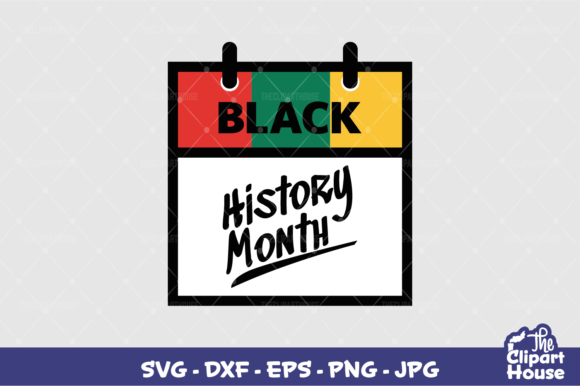 Black History Month Calendar Graphics for Crafts