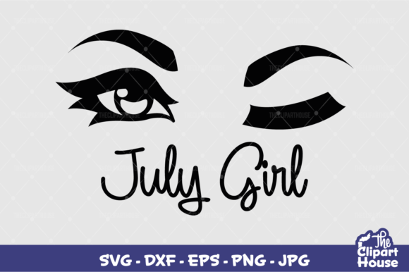 July Girl Graphics for Crafts
