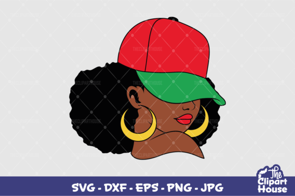 Juneteenth Cap Woman 3 Graphics for Crafts