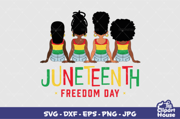 Juneteenth Freedom Day Girls Graphics & Crafts