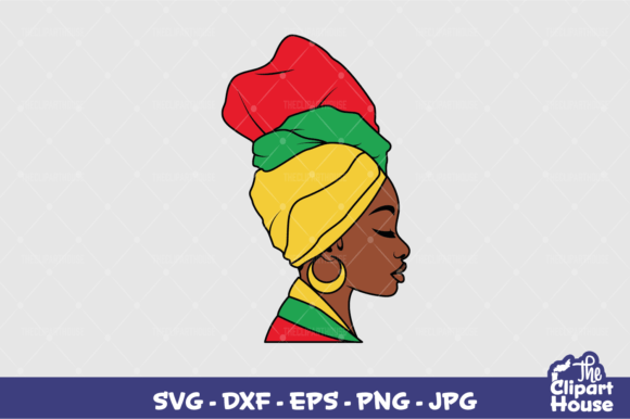 Juneteenth Headwrap Woman