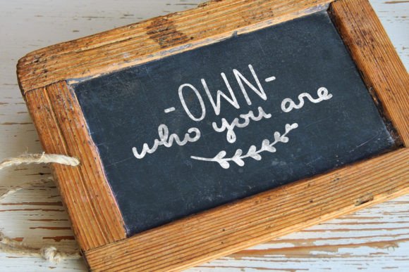 OWN WHO YOU ARE Graphics for Crafts