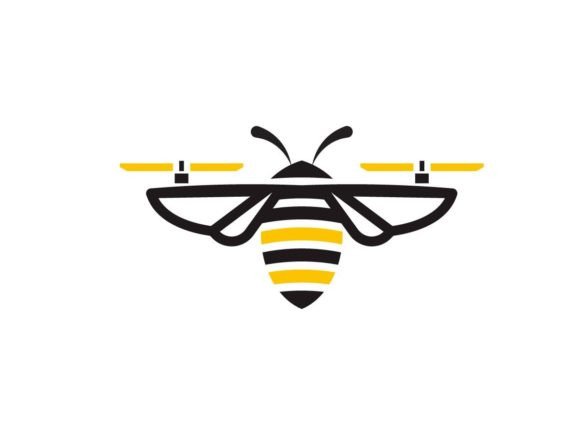 Propeller Bee Logo Template