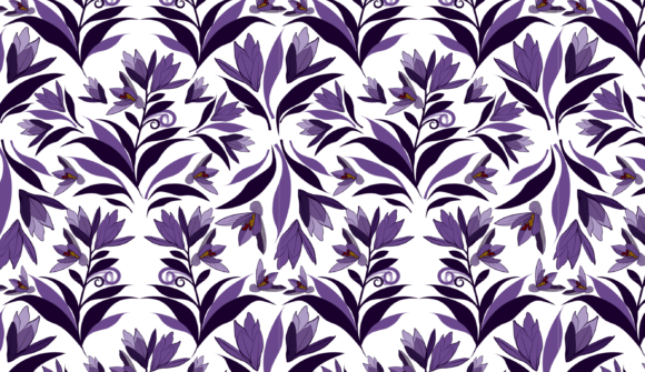Purple Crocuses Graphics for Branding