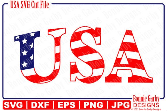 USA Patriotic 4th of July Graphics for T-Shirt Designs